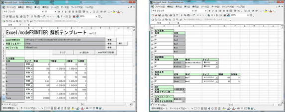 Excel/modeFRONTIER分析模板