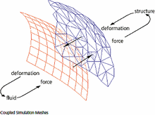 coupled simulation meshes