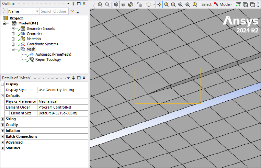 Ansys 2024R2结构产品Mechanical新功能亮点(图7)